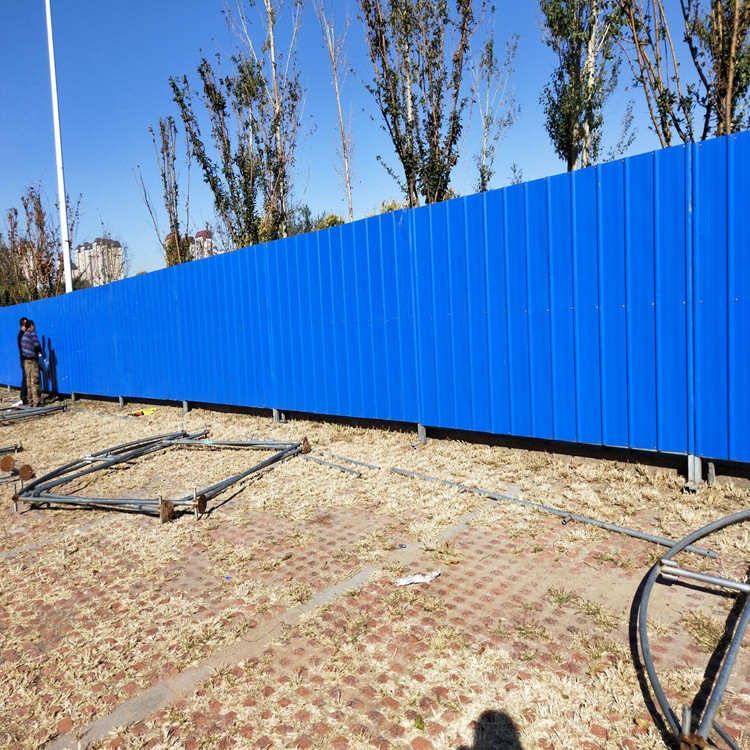 天津津南区彩钢板围挡厂家-施工护栏-安装快捷