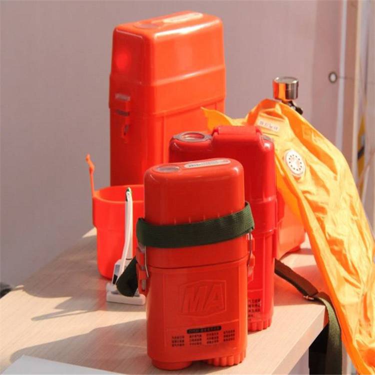 压缩氧自救器使用说明 矿用氧气自救器 45分钟自救器