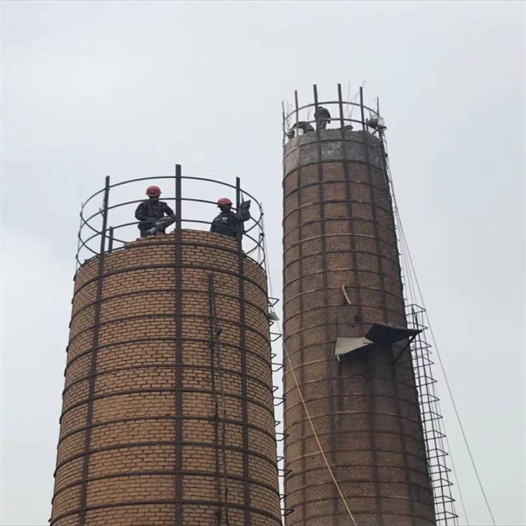 砼烟囱拆除-70米烟囱拆除公司-烟囱拆除方案