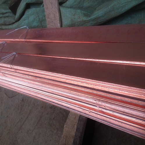 直埋光缆排雷线铜覆钢扁钢生产厂家 铜包钢扁钢