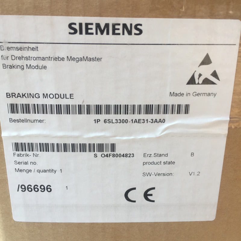 西门子S120变频器6SL3060-4AA10-0AA0 代理商