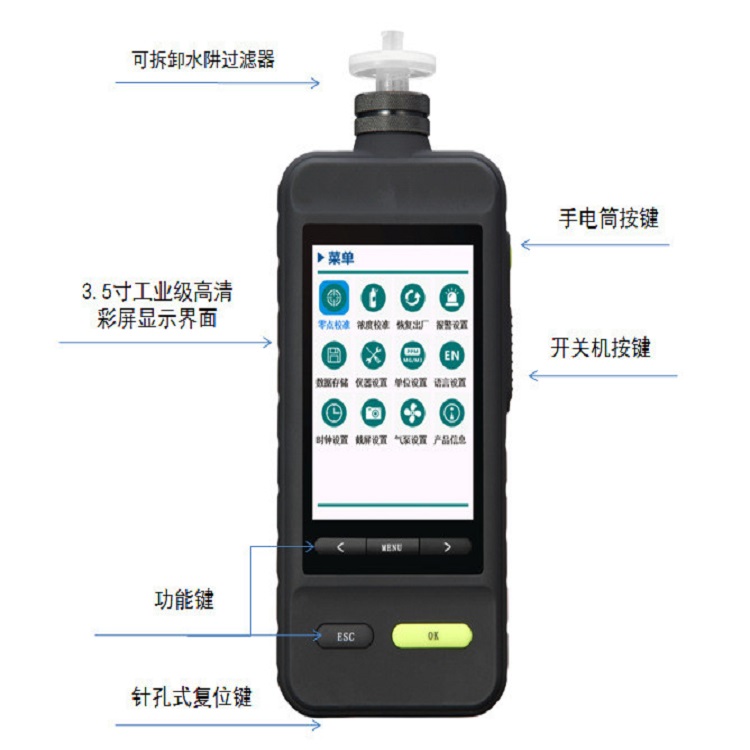 手持式臭氧速測儀 超長待機(jī)