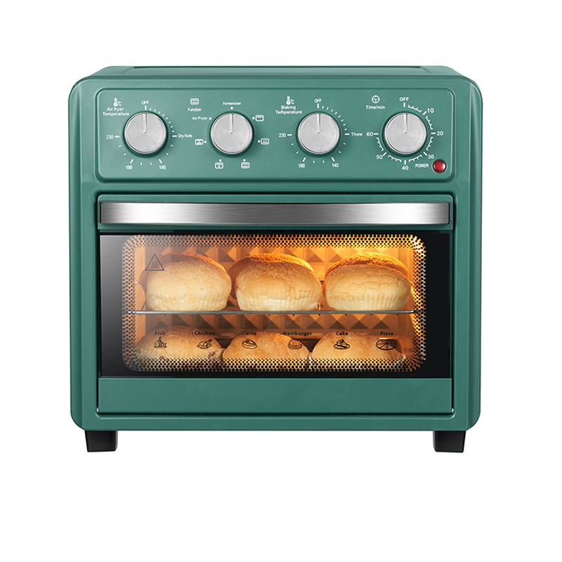工厂直供空气炸烤箱25L热风炉烤箱多功能厨房烘焙烤全鸡薯条机发酵机