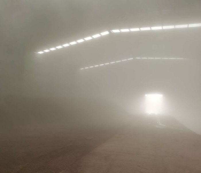 西安車間降塵噴霧系統 工廠水霧降塵設備
