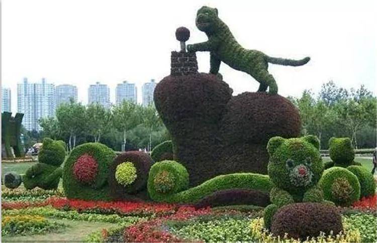 贵州黔东凯里仿真绿雕生产公司自家雕塑厂生产