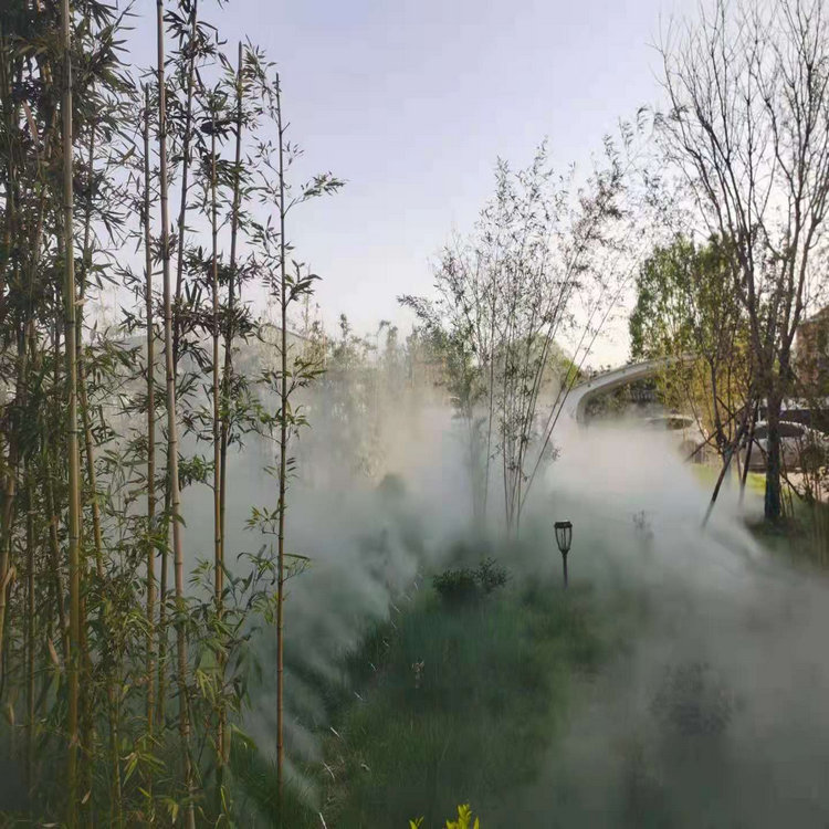 西宁人造雾设备 人工湖雾森系统
