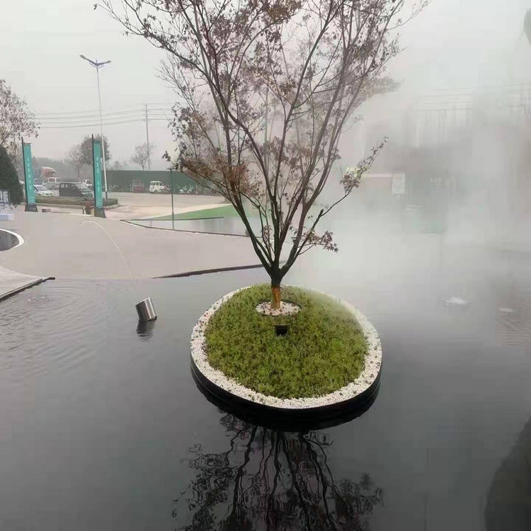 南召小区人工造雾设备 广场冷雾系统