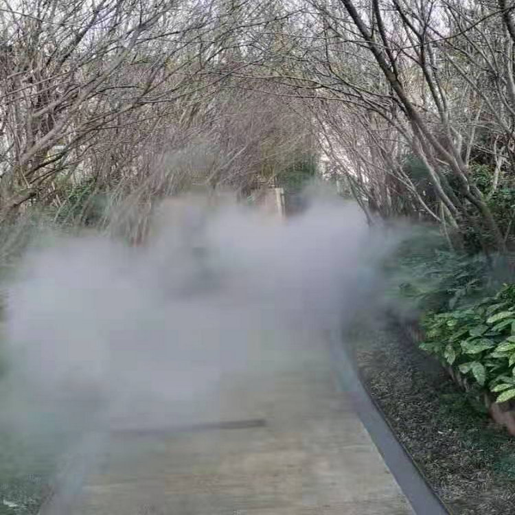 呼和浩特小区人工造雾设备 高压冷雾工程 公司经验丰富