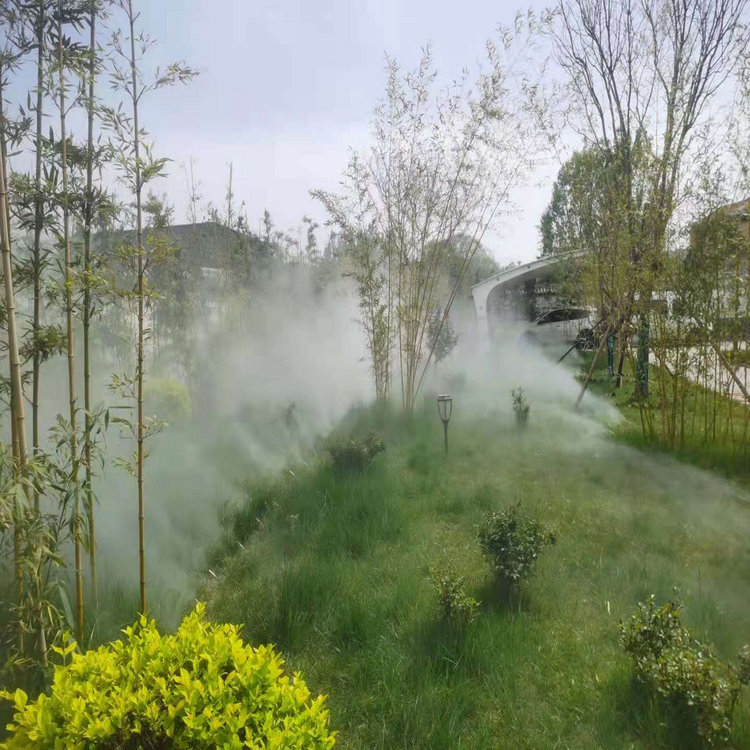 景观喷雾设备 苏州小区人工造雾设备 设计