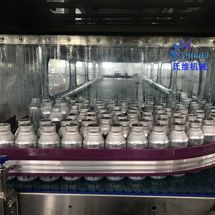 果汁飲料噴淋殺菌機 玻璃瓶植物蛋白飲料噴淋殺菌隧道 PET瓶含氣飲料溫瓶機