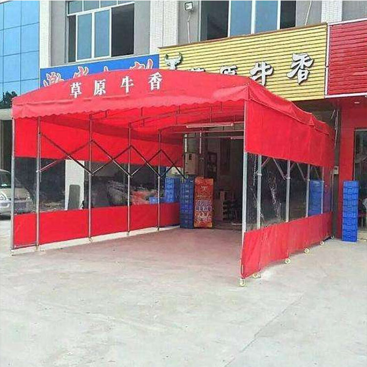 桂林平乐县推拉棚 雨棚 推拉雨篷厂家批发
