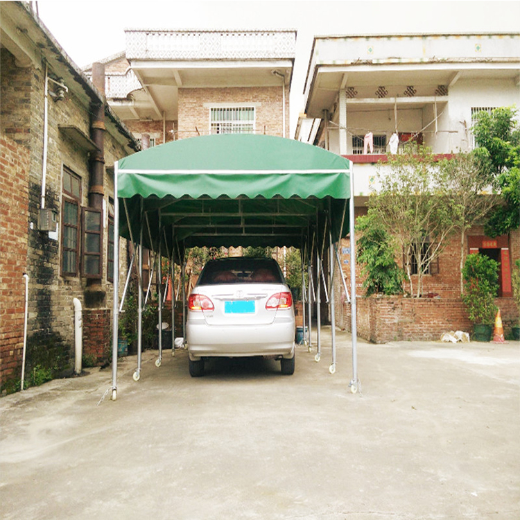 重庆开县移动停车棚 移动洗车棚设计制作安装