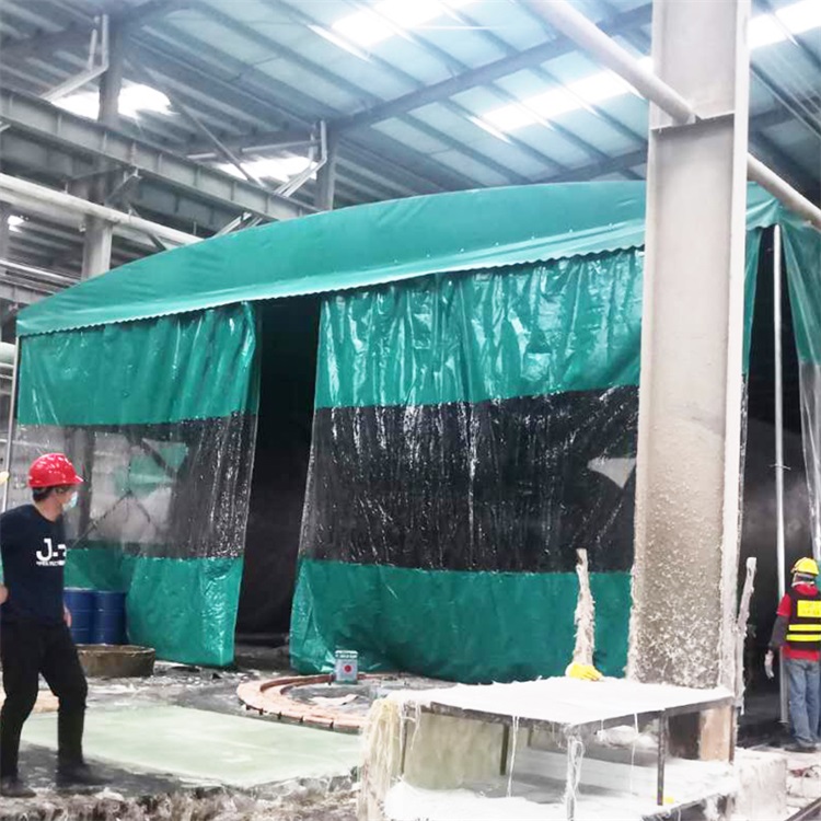 焦作孟州市推拉棚 雨棚 推拉雨篷尺寸