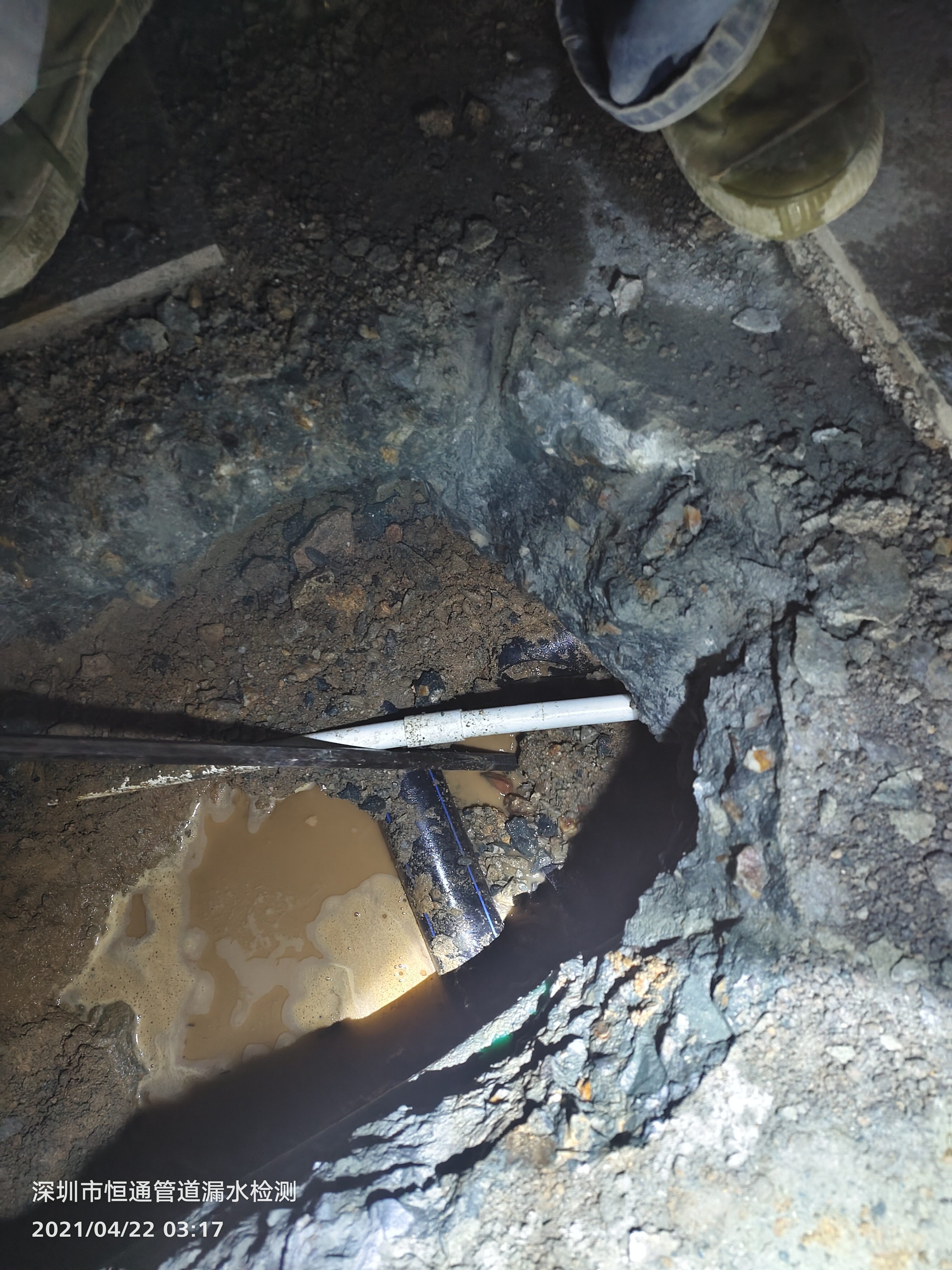 工业园暗埋消防管测漏，检测消防管道漏水点，地下管道漏水检测