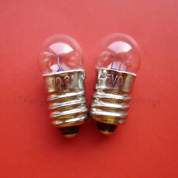 小圆泡 2.5v 0.3a e10 g11 miniature lamp a070