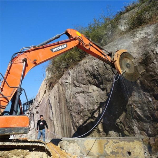 可根据挖掘机装载机功率及施工要求进行量身定做 岩石锯