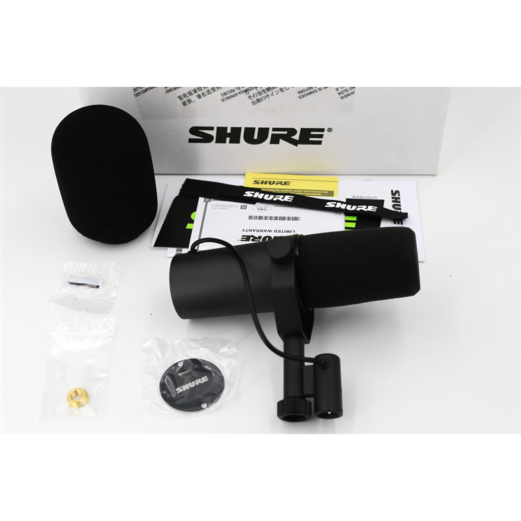 Shure/舒尔 SM7B 录音配音直播K歌用广播电台动圈式人声话筒