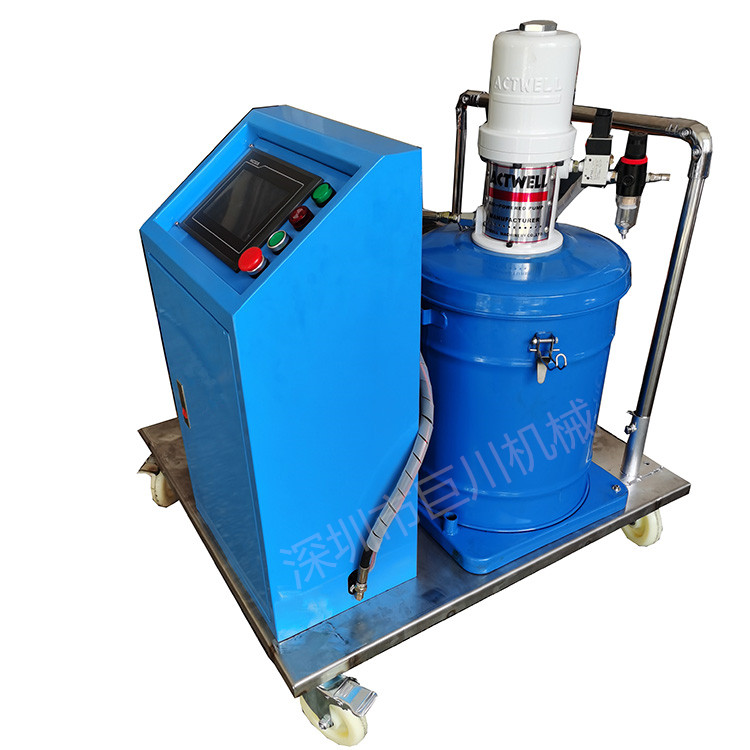 TI800-40定量黄油加注机加油步骤 气动黄油加注机 巨川机械