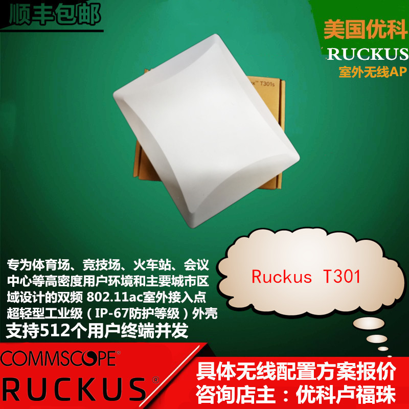 美国Ruckus901-T301-WW51 优科T300室外无线AP