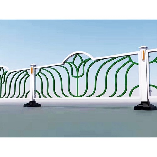 无锡**围栏公路隔离防护栏凤凰护栏交通灰带鸟logo锌钢品质栏杆