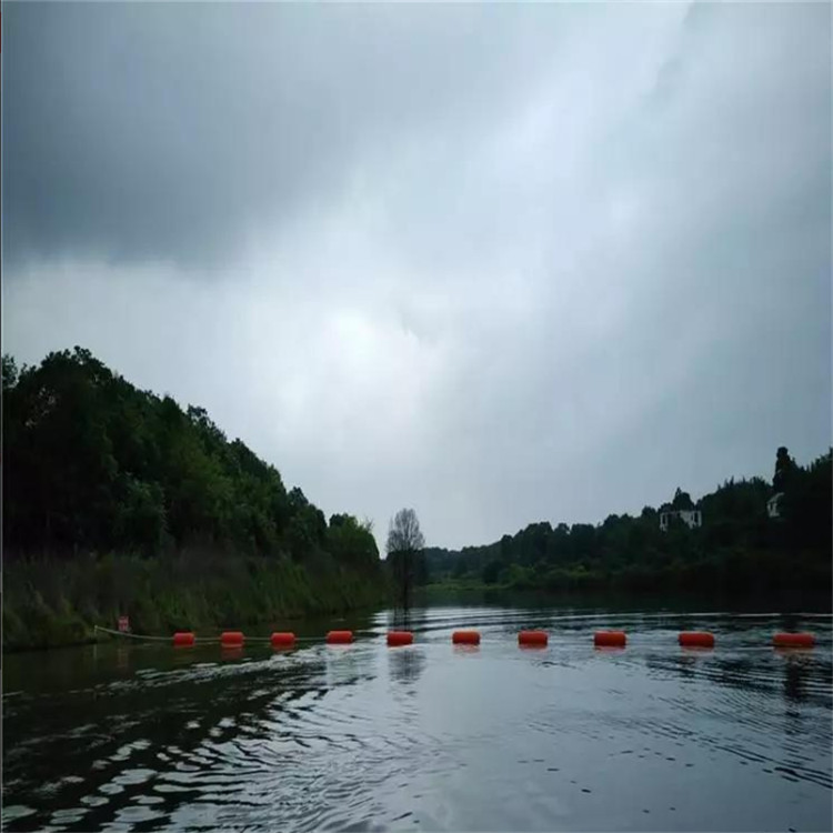 pe水上警示浮筒 河道口拦船索配置 天蔚浮体浮标厂家