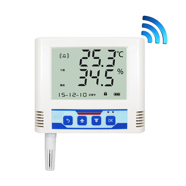 无线wifi温湿度记录仪传感器机房温湿度报警器
