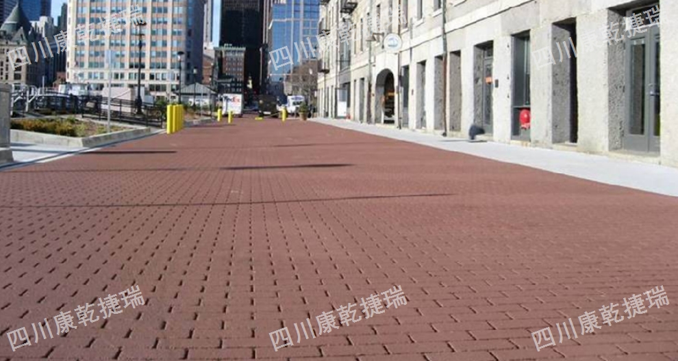 成都彩色沥青混凝土路面平整性好 四川康乾捷瑞建设工程供应