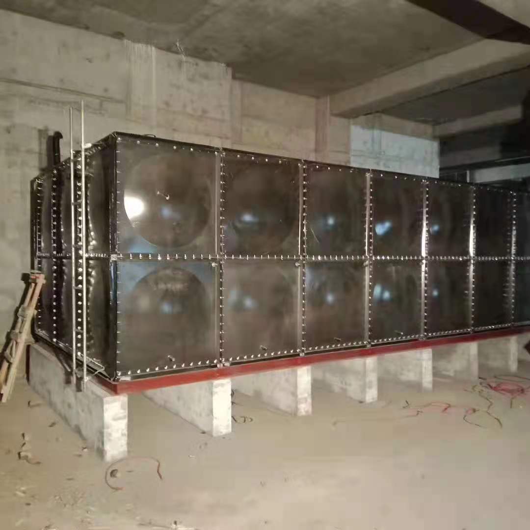 乌兰察布搪瓷钢板水箱销售 山东创一供水设备