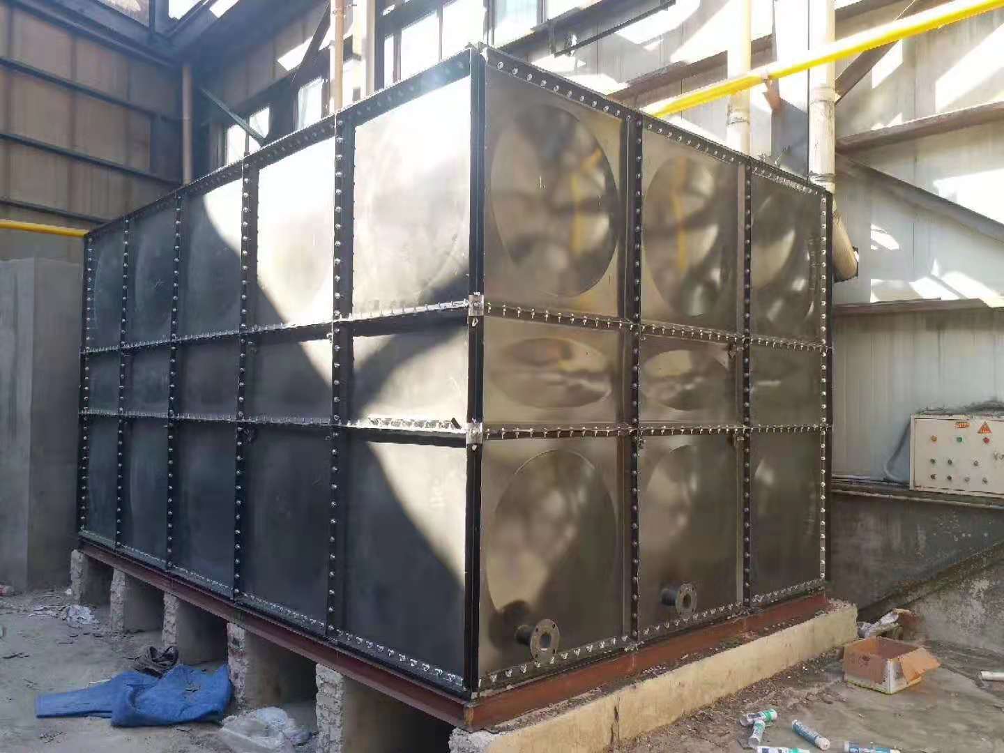 邢台拼装式不锈钢水箱公司 山东创一供水设备