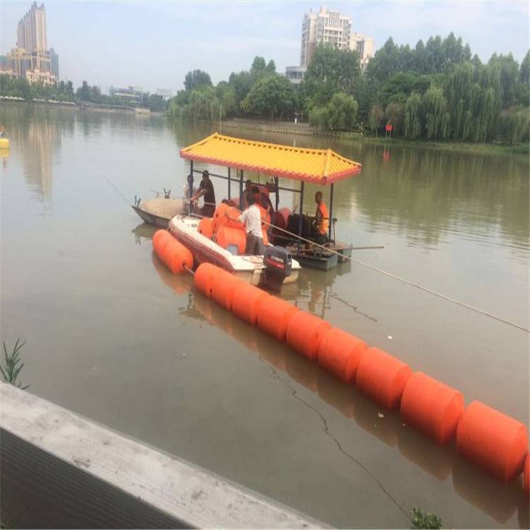 水库漂浮物拦污浮筒 水上塑料拦污浮筒供应 现货批发 环海塑料