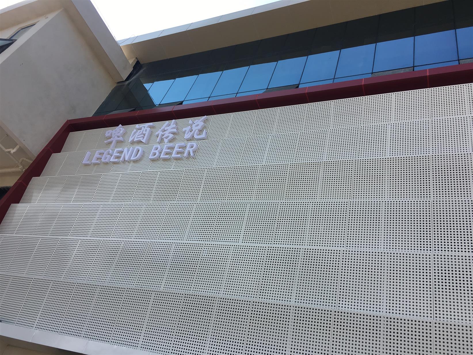乐东黎族自治县门头造型铝单板