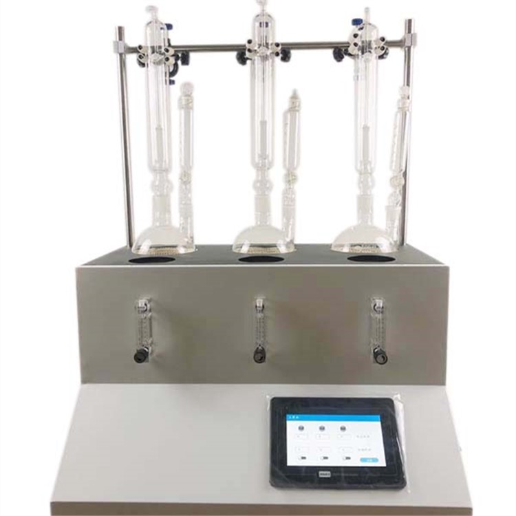 二氧化硫检测仪 远红外陶瓷 4位 内置冷却水机 仿倒吸 全自动蒸馏器 SO2-4