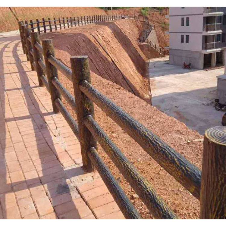 广西1.5米仿木仿竹仿藤水泥护栏规格齐全