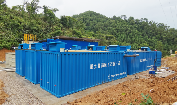 广西污水处理集装箱项目完工