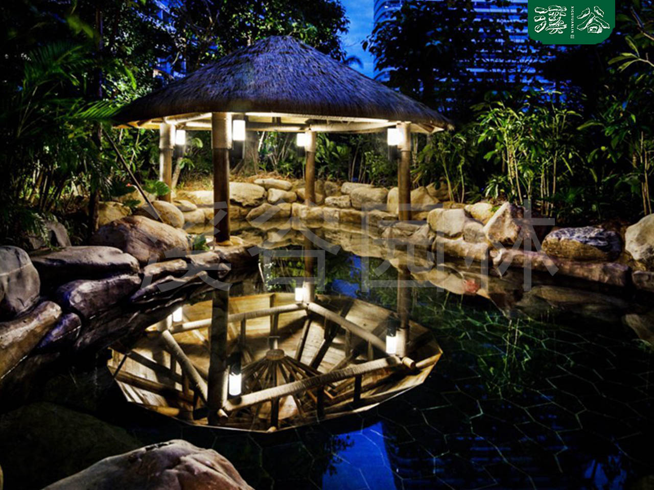 惠州双月湾檀悦豪生酒店温泉设计与施工