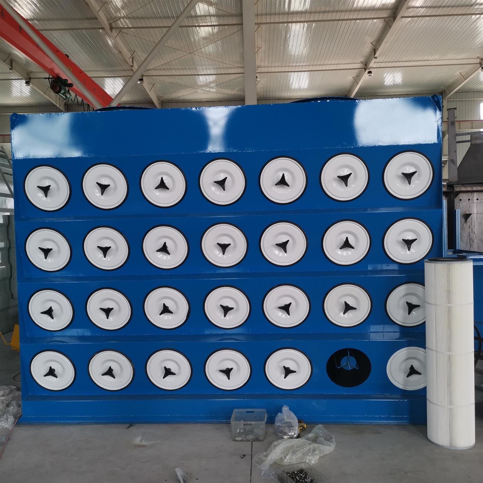 環保工程施工一站式服務 萊蕪十萬風量濾筒除塵器