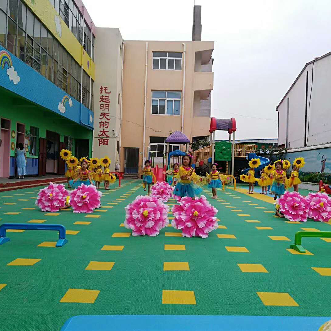 室内外 篮球场悬浮地板 幼儿园悬浮地板 拼装悬浮地板