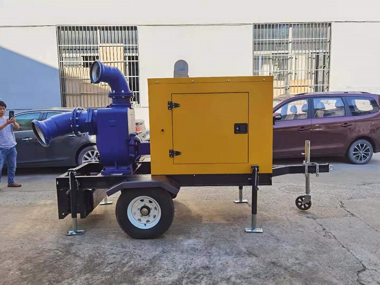 移动泵车800立方柴油水泵大泽动力