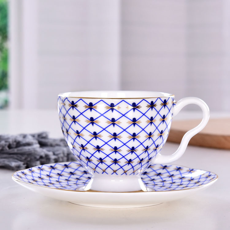 厂家唯奥定制骨瓷创意陶瓷下午茶商务礼品套装欧式咖啡杯碟