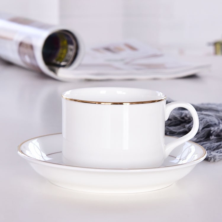 唐山浩新瓷业厂家批发咖啡杯碟 陶瓷茶水杯