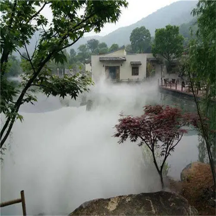 彭水喷雾景观设备 人造雾喷嘴 循环控制