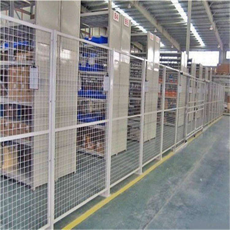 工厂库房隔离网2.5米高绿色隔离框网凯美丝网经销处