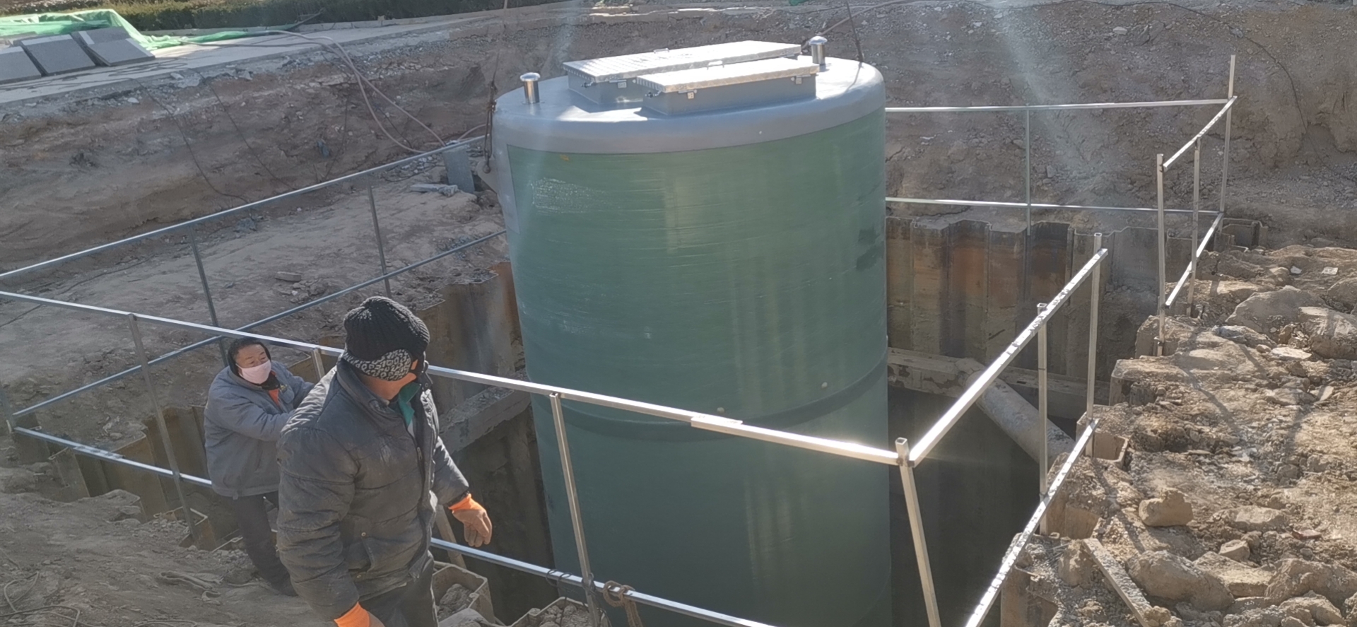 樂山一體化污水提升泵站安裝