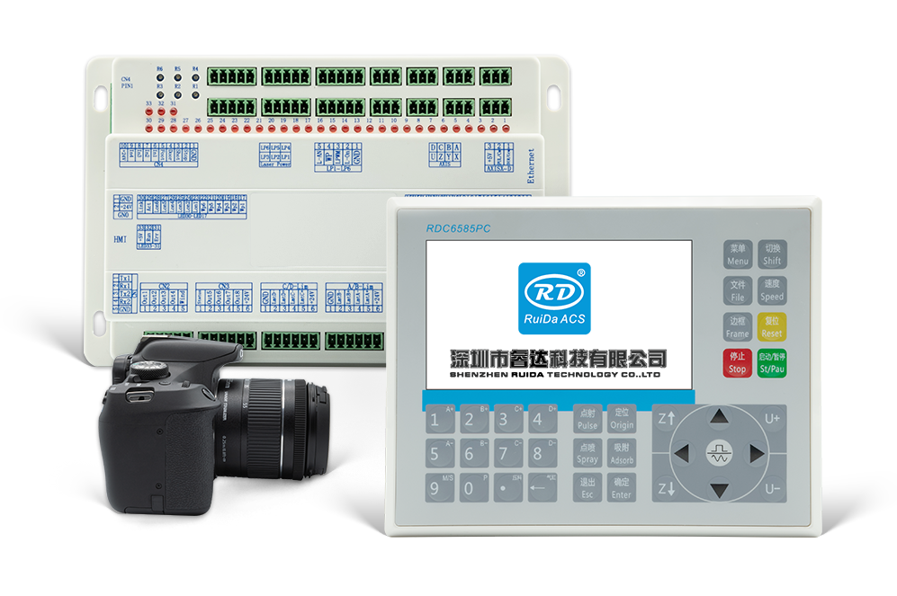 深圳睿达科技喷胶划线控制系统RDC6585PC喷切一体UV打印