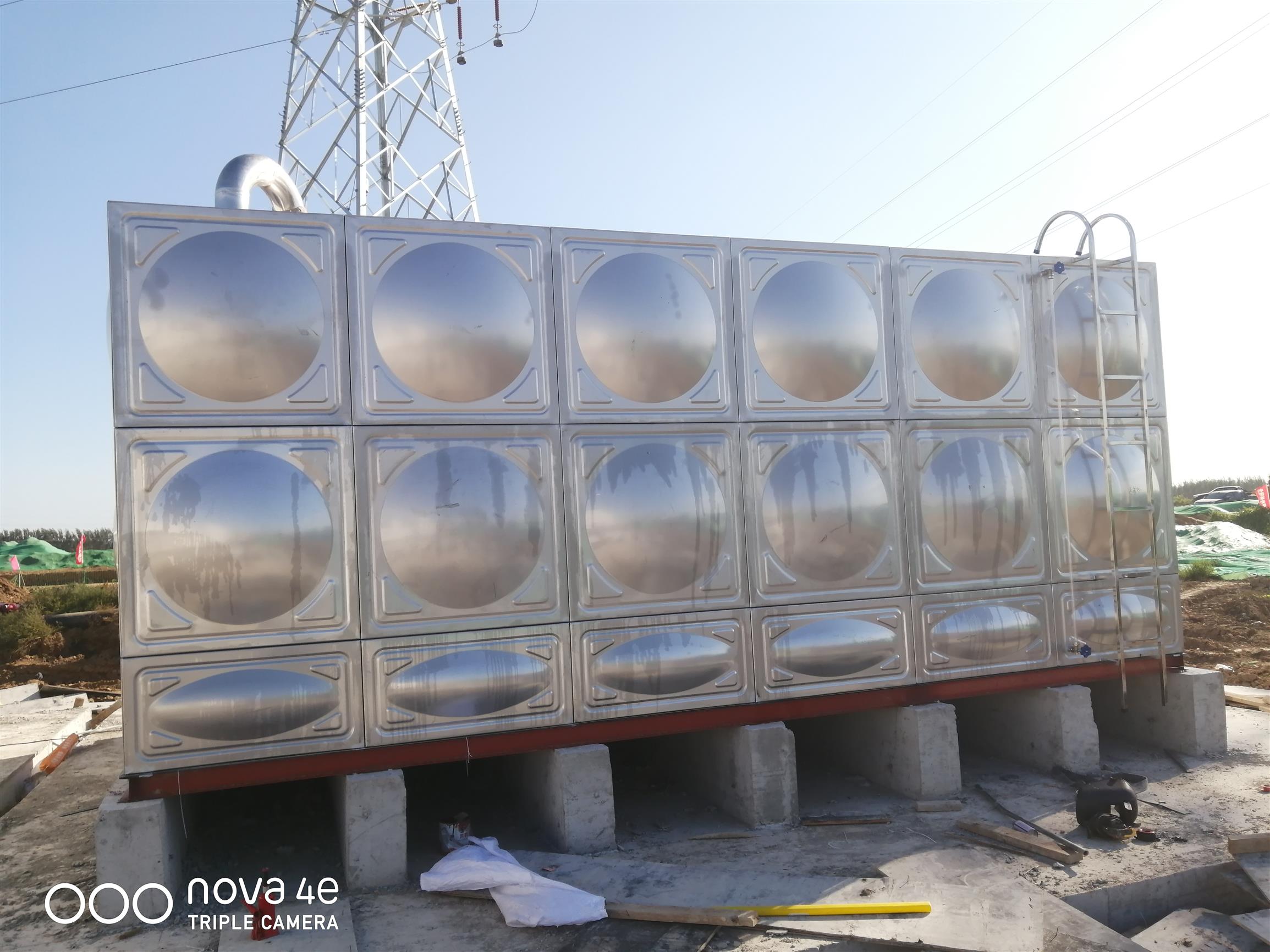 济宁拼装式不锈钢水箱厂 山东创一供水设备