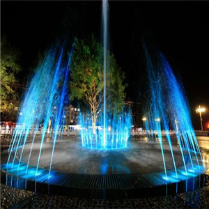 喷泉广场灯景观