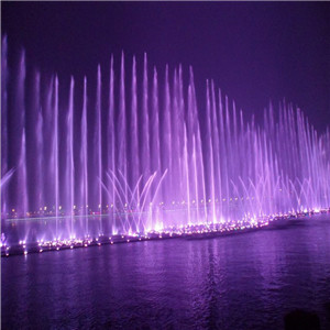 千島湖廣場漂浮式噴泉 技術精湛