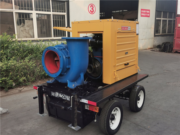 多缸移动泵车500方 移动抢险排水泵组 便捷式大马力