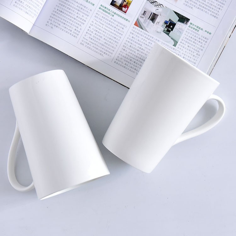 唐山浩新瓷业厂家批发陶瓷马克杯 骨质直身创意水杯