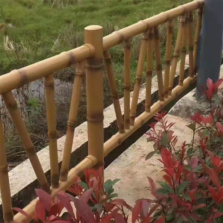 长沙仿竹篱笆价格 景区竹篱笆栅栏 可定制
